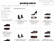 Tablet Screenshot of gruenebergs-mailer.de